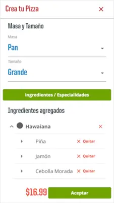 Pizza Hut El Salvador android App screenshot 9