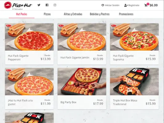 Pizza Hut El Salvador android App screenshot 5